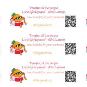 LABELS MADE BY YOURS TRULY 💞